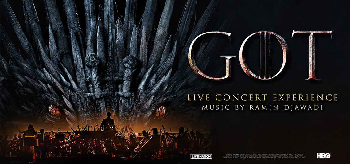 Game of Thrones Tour 2019 Live in concert with Music by Ramin Djawadi