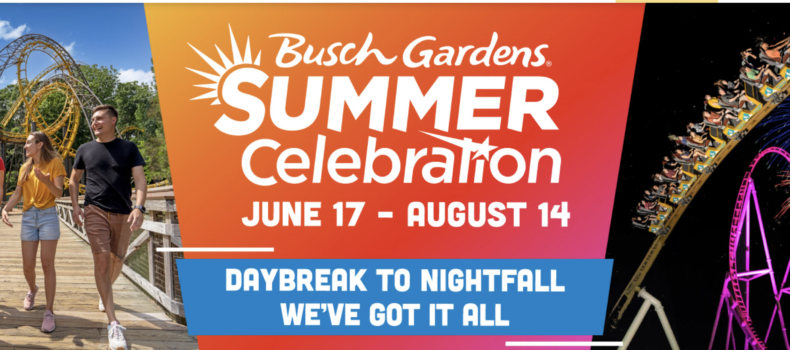 Busch Gardens Summer Celebration Giveaway
